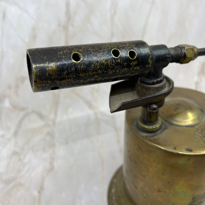 Antique Brass Clayton & Lambert Blow Torch Detroit Michigan Steampunk Decor TI7