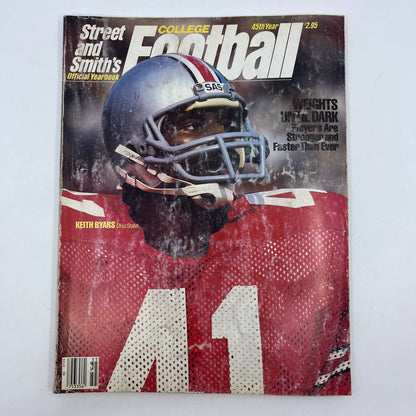 1985 Street & Smith’s College Football Yearbook Magazine Keith Byars Ohio TH3