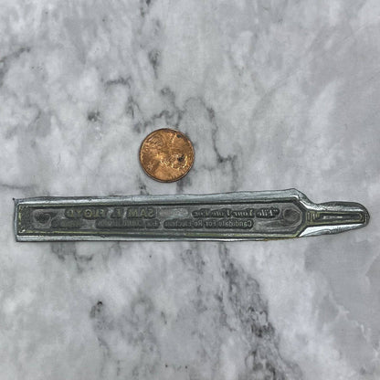 Vintage Letterpress Printers Block Plate File Your Vote For Sam F. Floyd TJ55