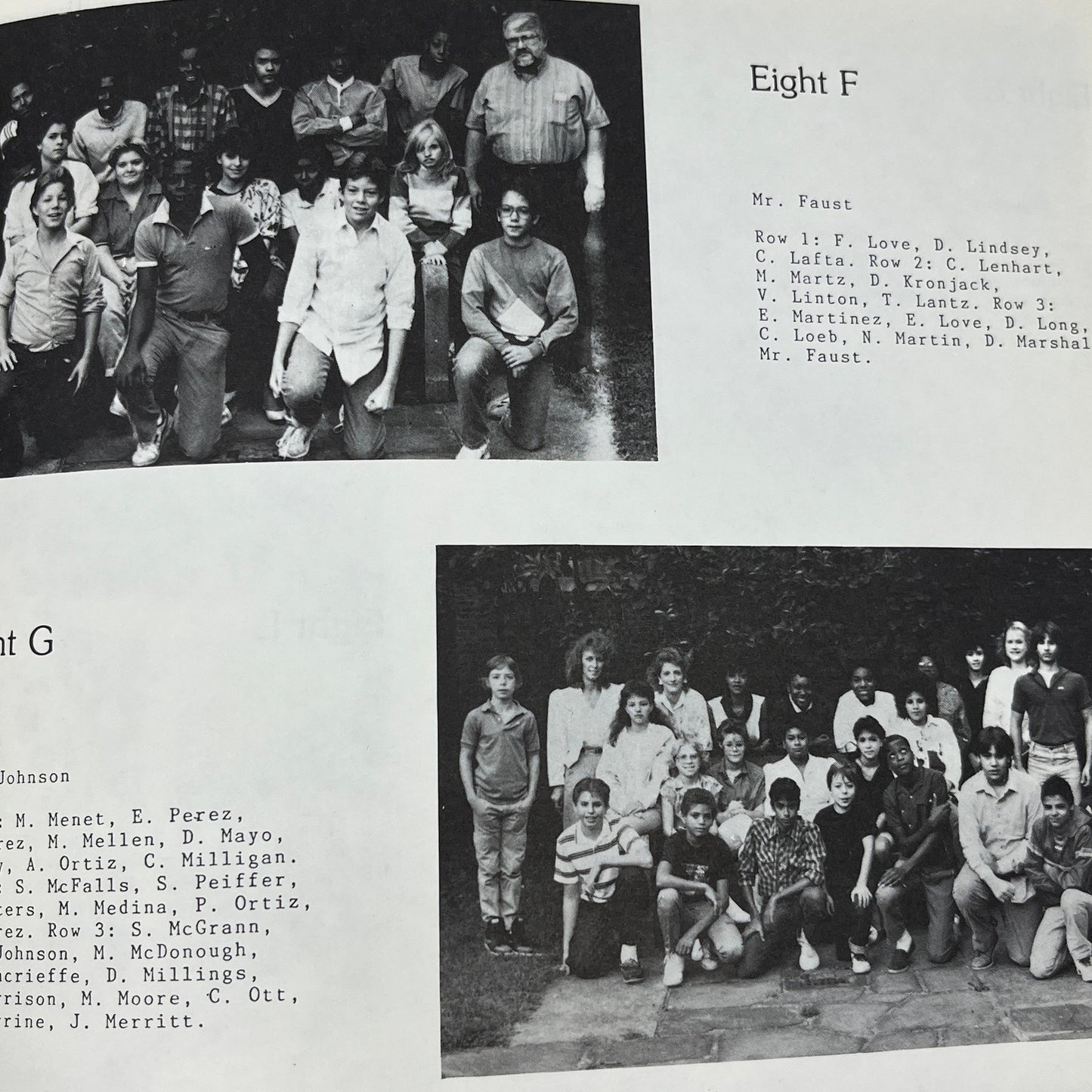 1987 Northwest Junior High Yearbook Features NBA Star Donyell Marshall L4-6