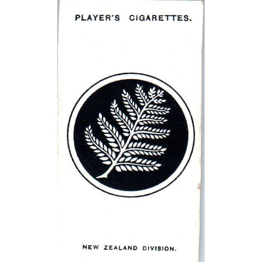 1925 Player's Cigarette Card Army Corps & Divisional Signs #124 New Zealand SE5
