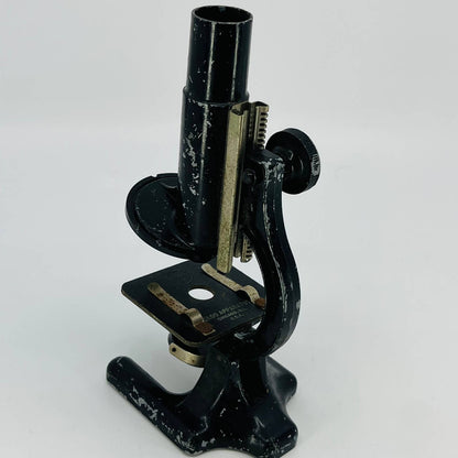 Antique Metal Microscope Milvay Chicago Apparatus Co. TD9