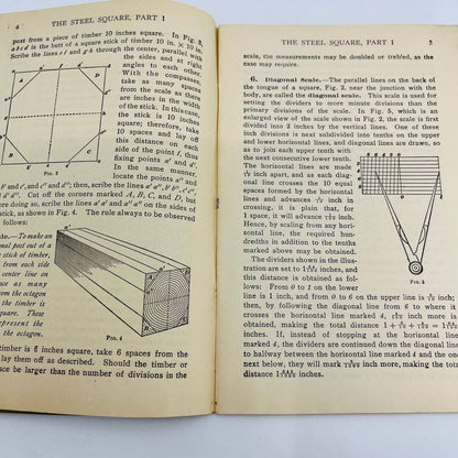 1950 The Steel Square Carpentry Home Study Book International Correspondence EA2