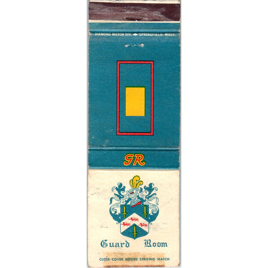 Thruway Motel Guard Room Albany NY Advertising Matchbook Cover MM9-8