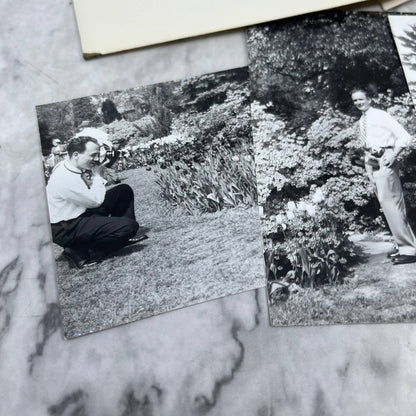 1956 Photographs of Frank Davis at Sherwood Gardens Baltimore MD TJ9-PG2