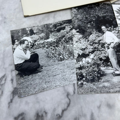 1956 Photographs of Frank Davis at Sherwood Gardens Baltimore MD P4-9