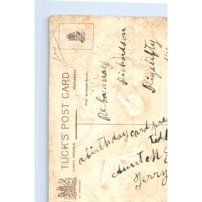 Birthday Series No. 250 Raphael Tuck Original Postcard TK1-P14