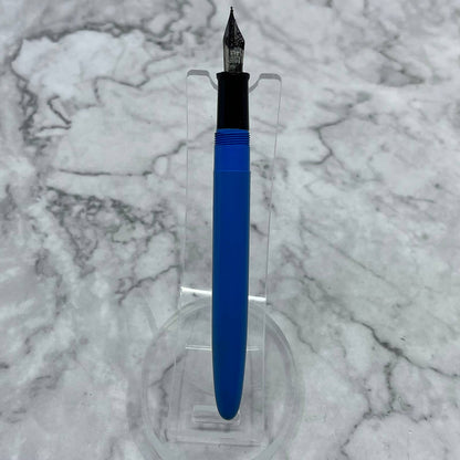 Vintage Wearever Fountain Pen Cartridge Full Sky Blue & Chrome USA SE6