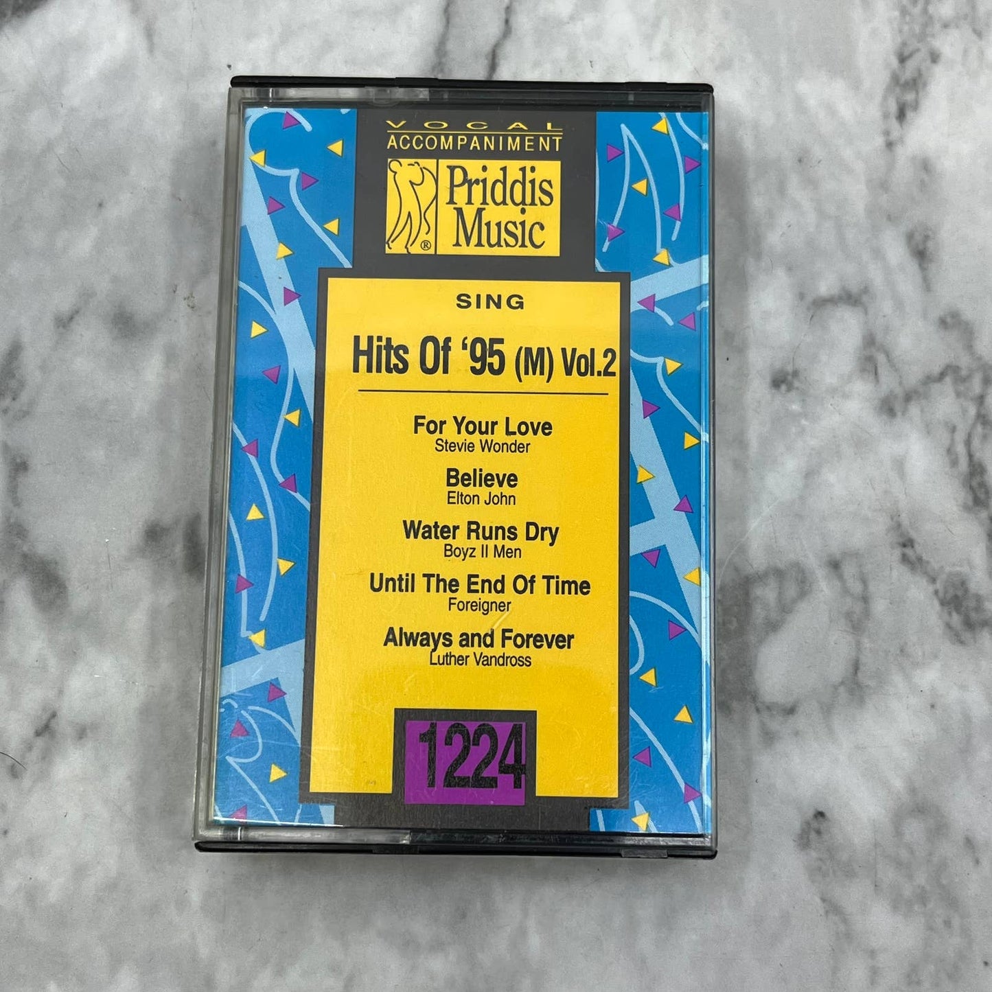 Hits of ‘95 Vol. 2 Priddis KARAOKE Vocal Accompaniment Cassette Tape TJ6-84