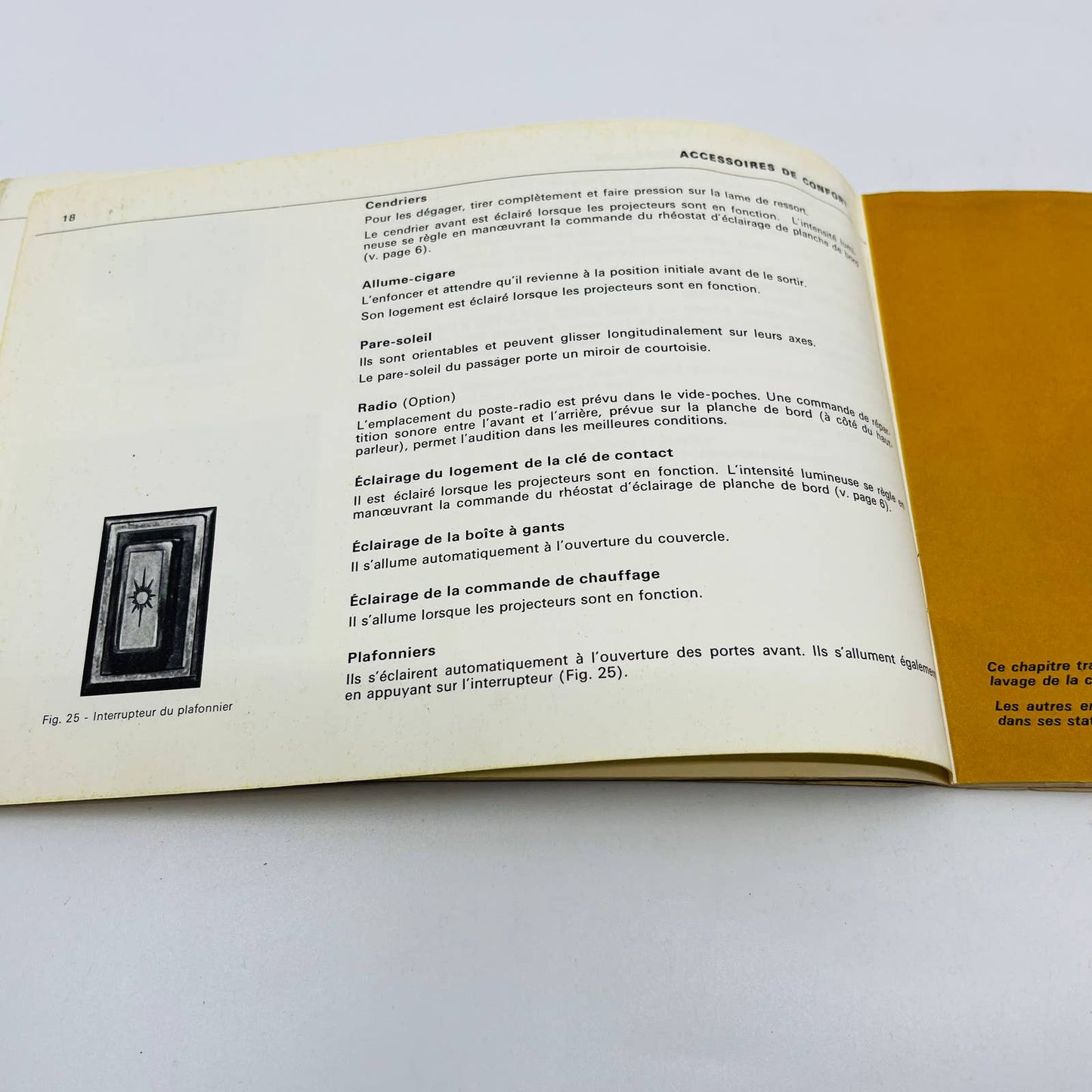 1970 Citroën DS Injection Electronique Owner’s Manual Notice D’Emploi French BA1