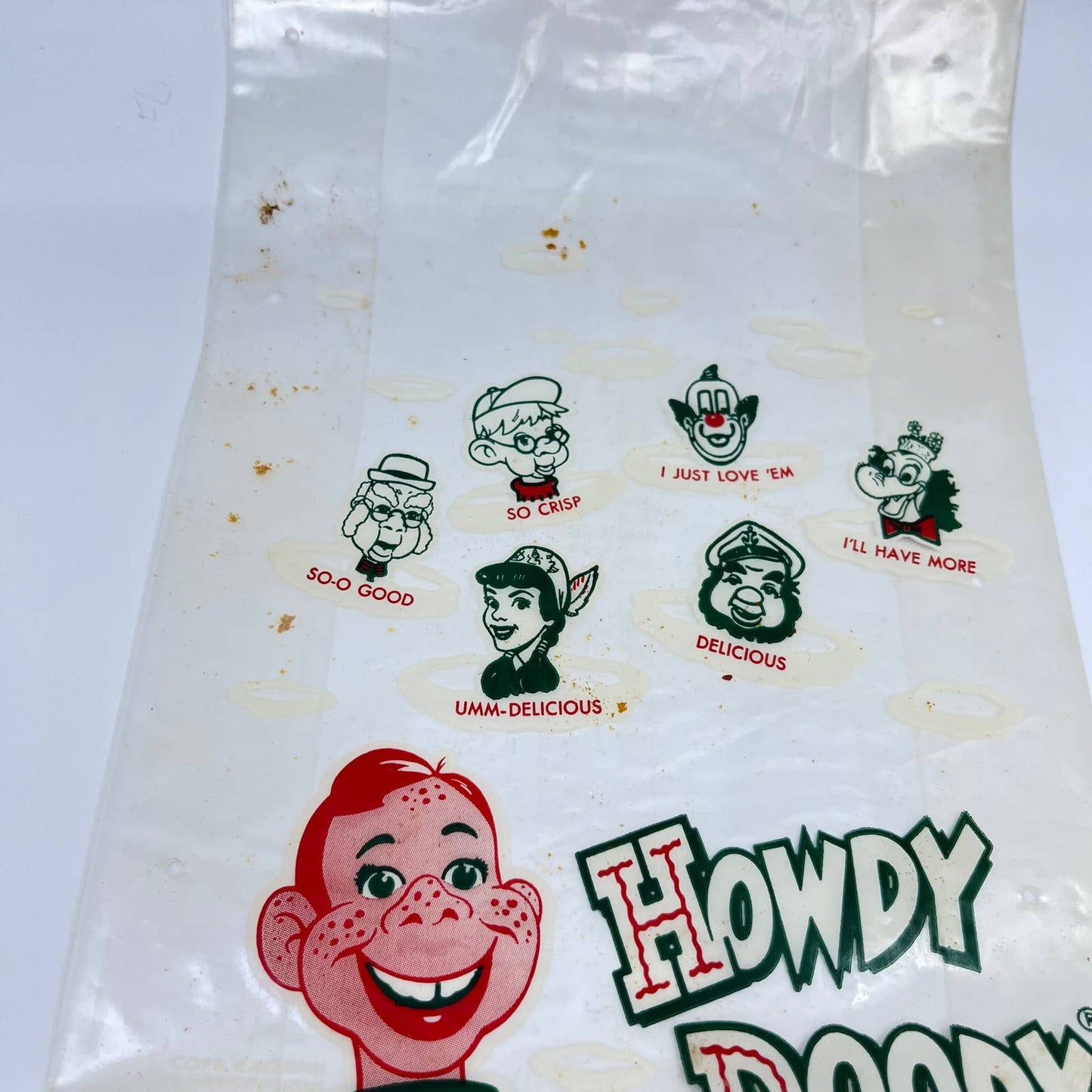 1950's Howdy Doody Little Chief Washington Apple Bag AB3