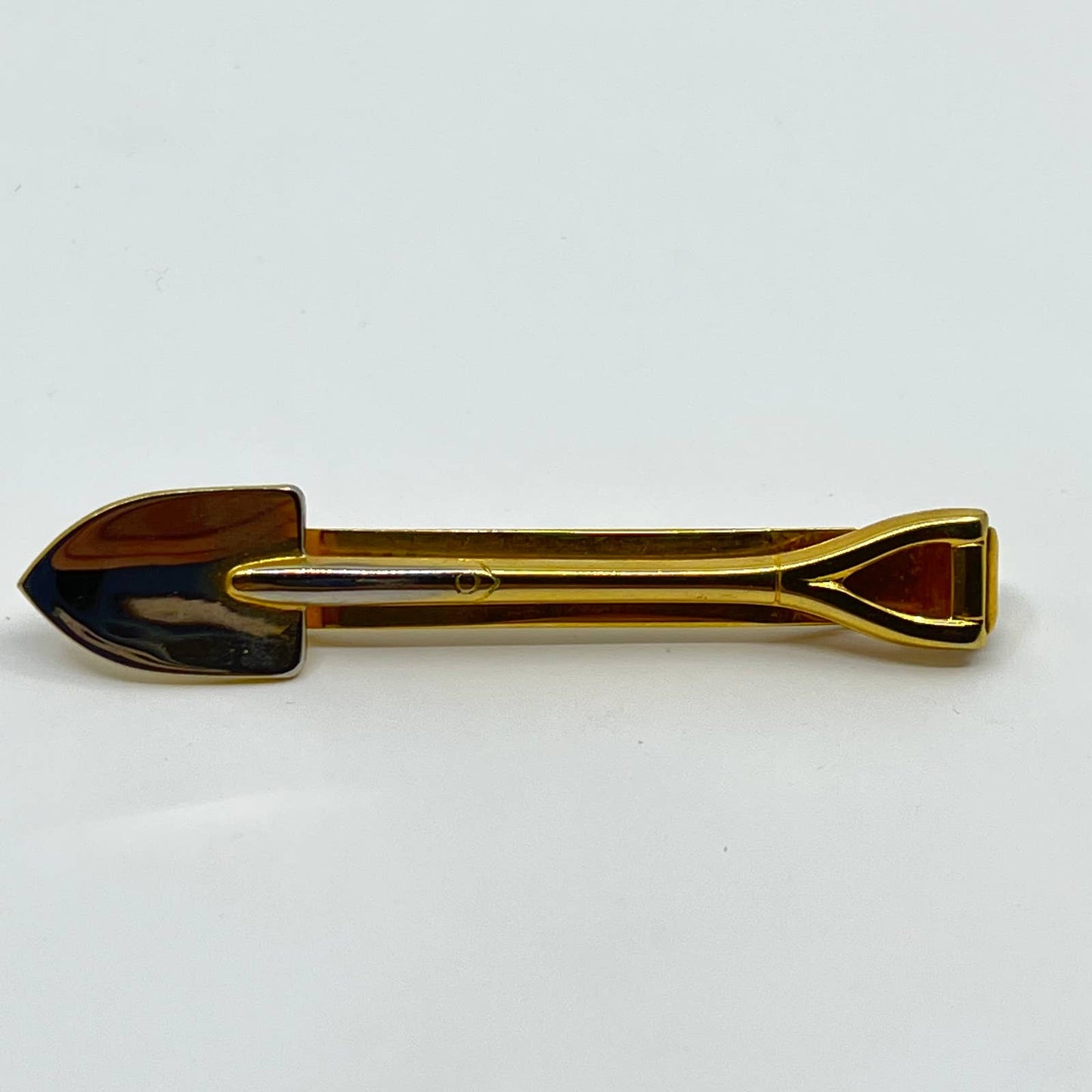 VTG Gold Tone Garden Shovel Tie Bar Tie Clip Tie Pin SC3
