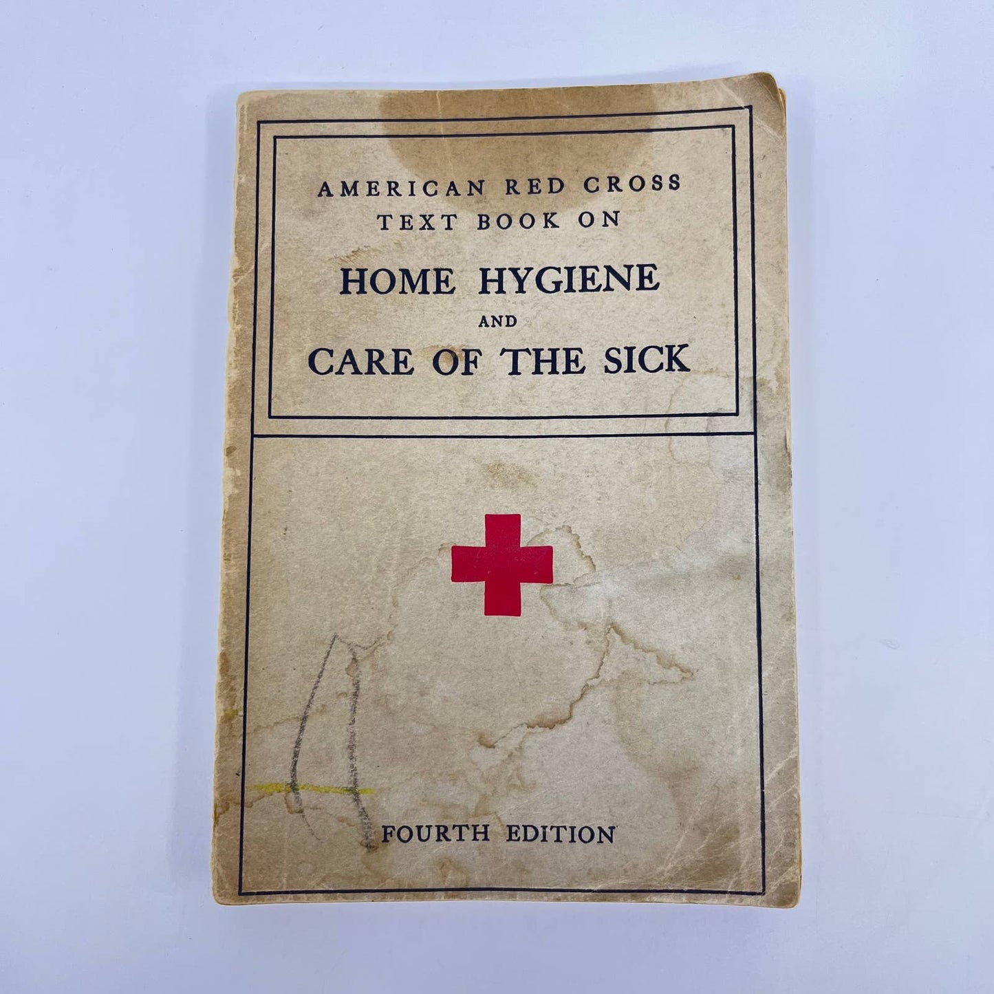 1933 American Red Cross Book Home Hygiene & Care Of The Sick 4th Ed TE5