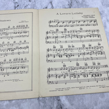 A Lover's Lullaby by Horace Heidt & His Orchestra 1940 Sheet Music V41-3