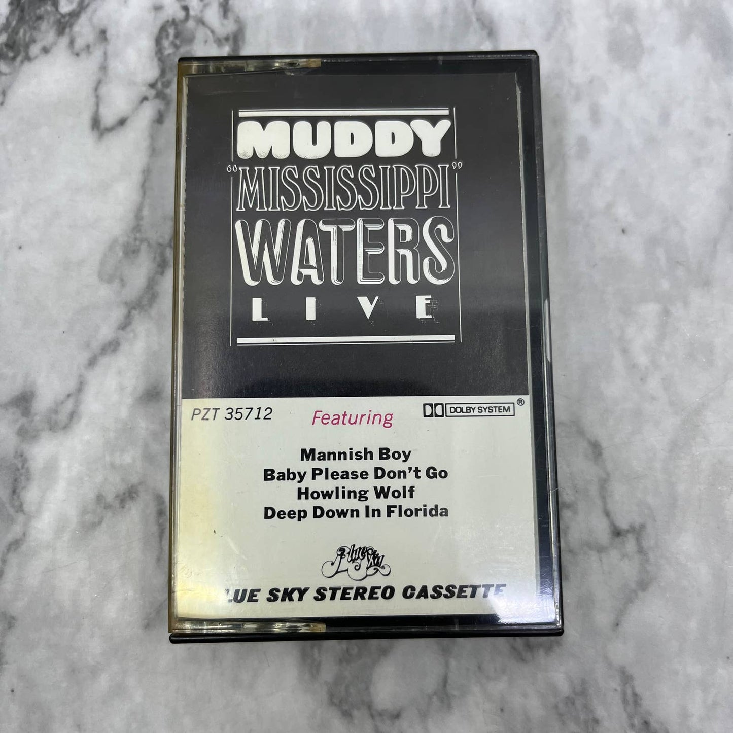 Muddy Waters - Muddy "Mississippi" Waters Live - Cassette Tape TD9-59