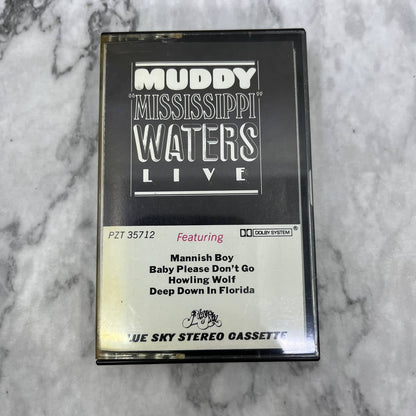 Muddy Waters - Muddy "Mississippi" Waters Live - Cassette Tape TD9-59