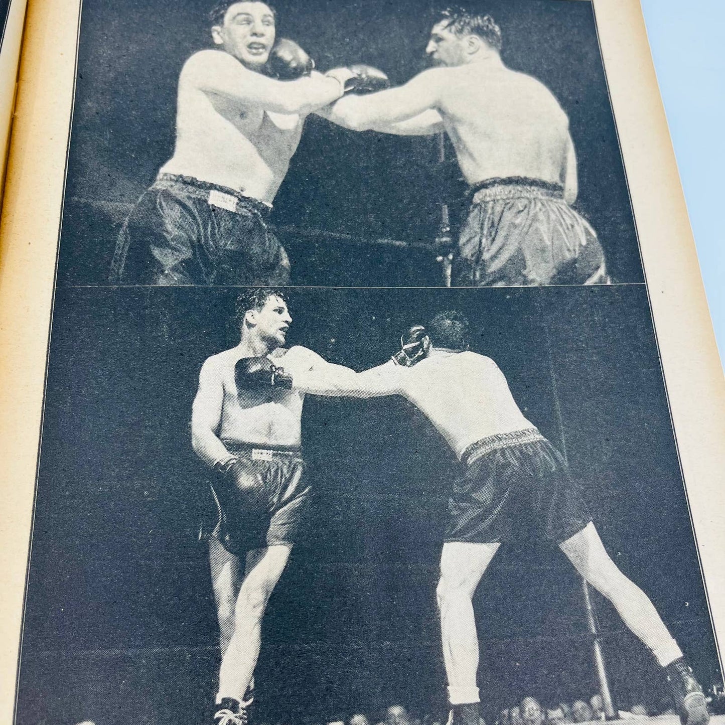 1946 Oct - The Ring Boxing Magazine – Tami Mauriello Cover Louis-Mauriello TA5