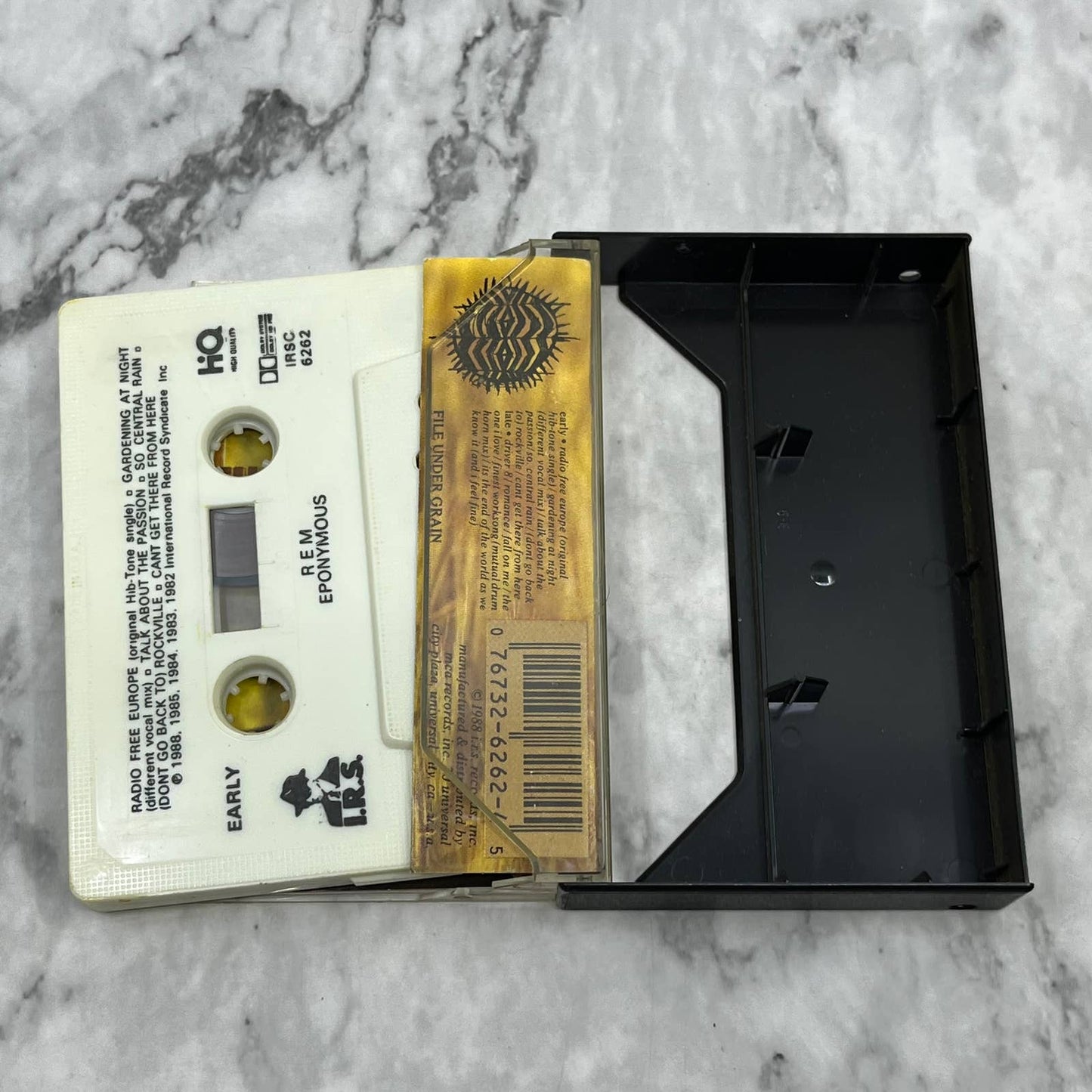 REM EPONYMOUS 1988 Compilation Alternative Rock Cassette Tape TC7-42