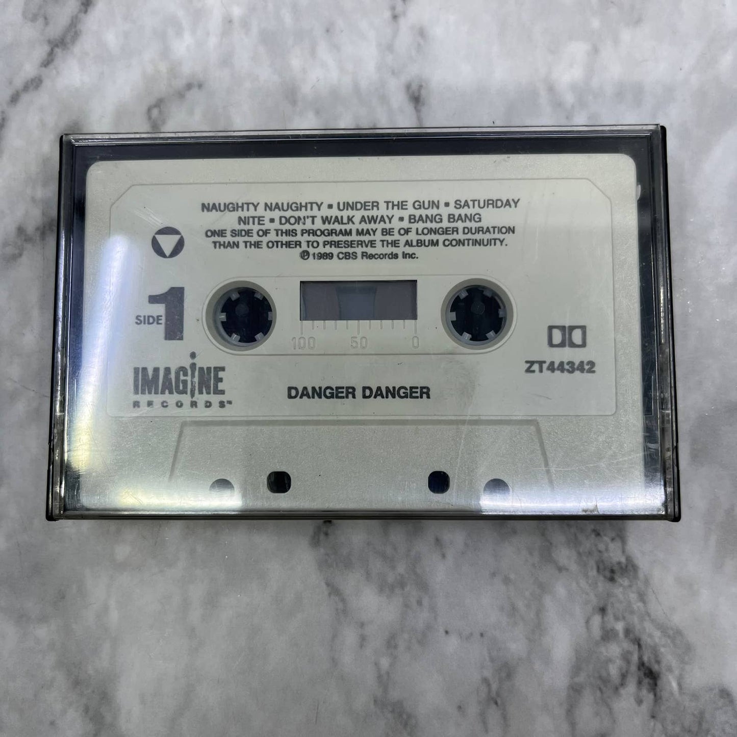 Danger Danger Self Titled Cassette Tape No Jacket TJ6-76