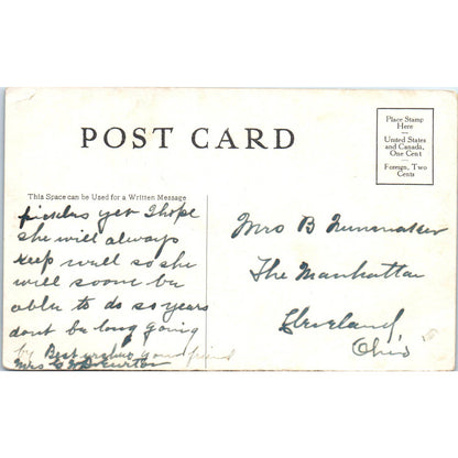 c1910 Rotunda of the Albany Hotel, Denver Colorado Original Postcard TK1-29