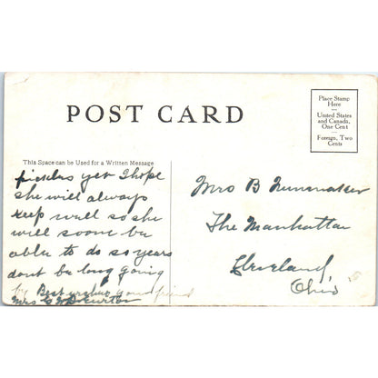 c1910 Rotunda of the Albany Hotel, Denver Colorado Original Postcard P1-11