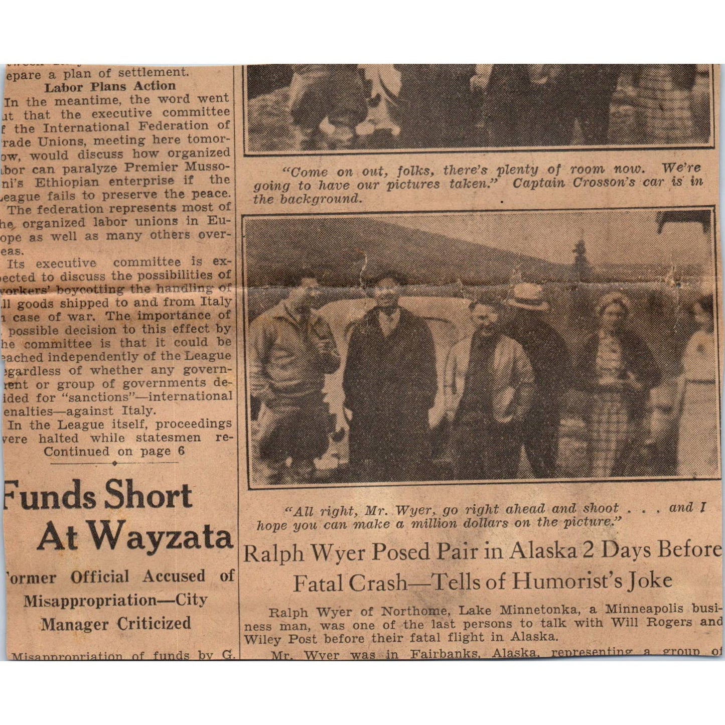 1935 Minneapolis Journal Newspaper Ad Old Gold for Young Ideas Cigarettes FL5-5
