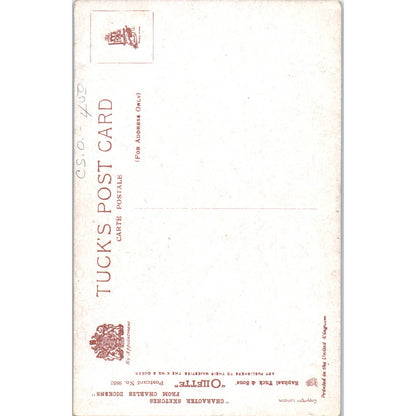 Trotty Veck & Daughter Meg Dickens Raphael Tuck Oilette Original Postcard TK1-21