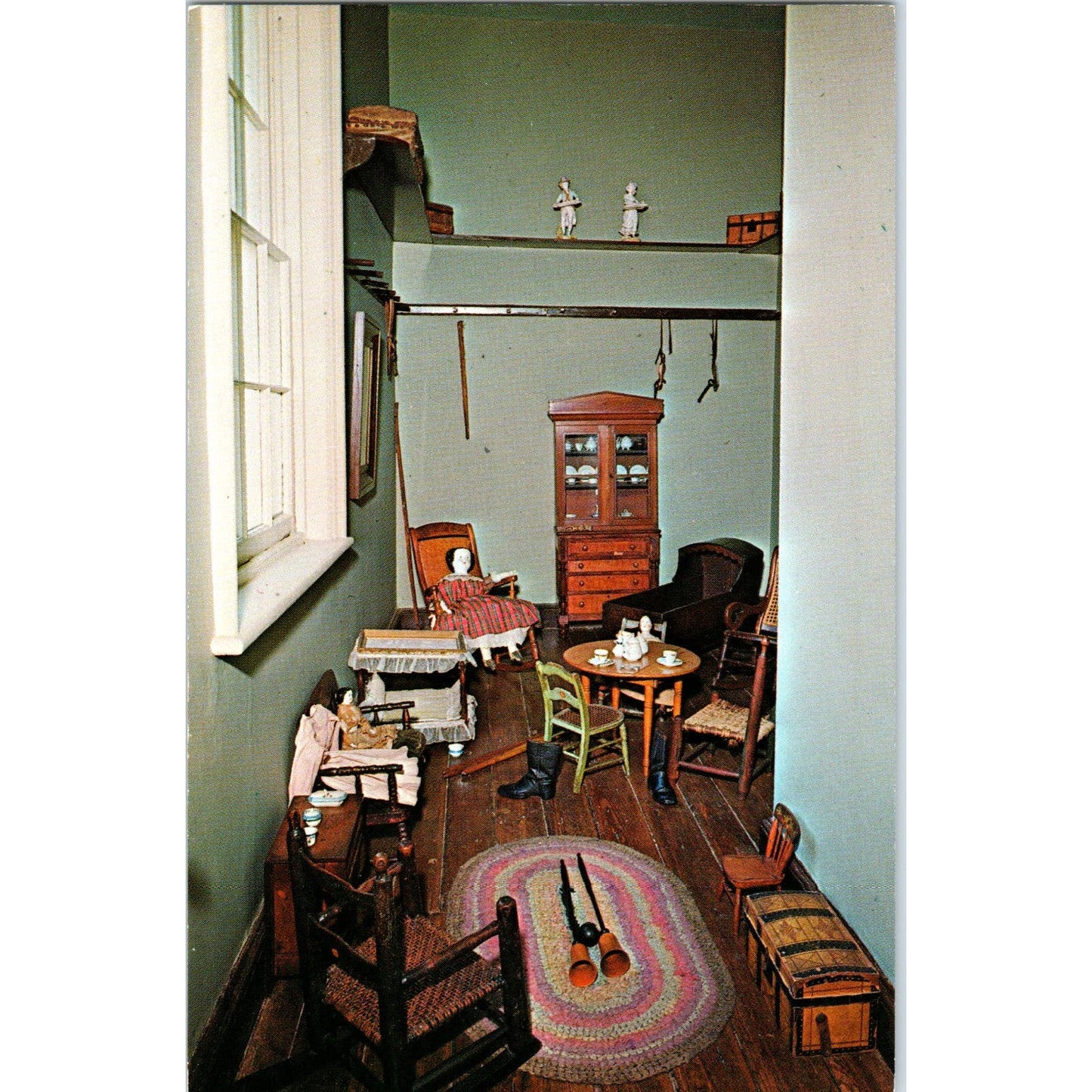 Play Room and Dolls Used by General Lee's Seven Children Original Postcard PB9