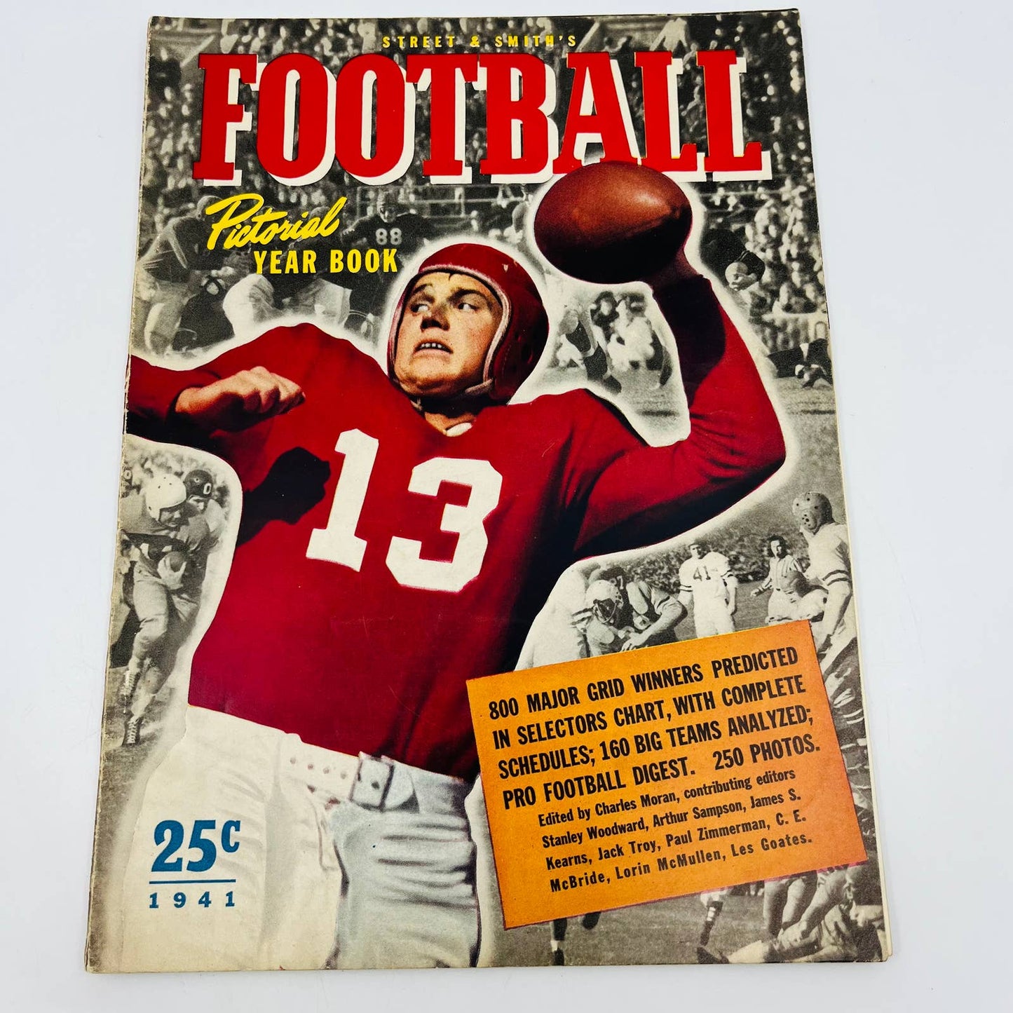 1941 Street & Smith’s College Football Year Book Second Issue EXCELLENT BA3