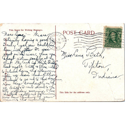 Lakeland Asylum Louisville Kentucky 1908 Original Postcard TK1-P1