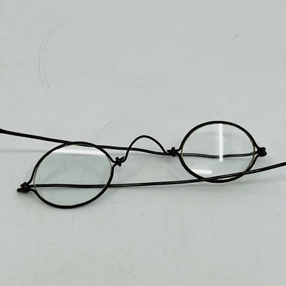 Antique 1860s Civil War Era Eyeglasses Metal Frame