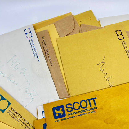 Huge Lot 1950s - 60s Marinette & Scott Paper Company Photos & Ephemera WI TF7