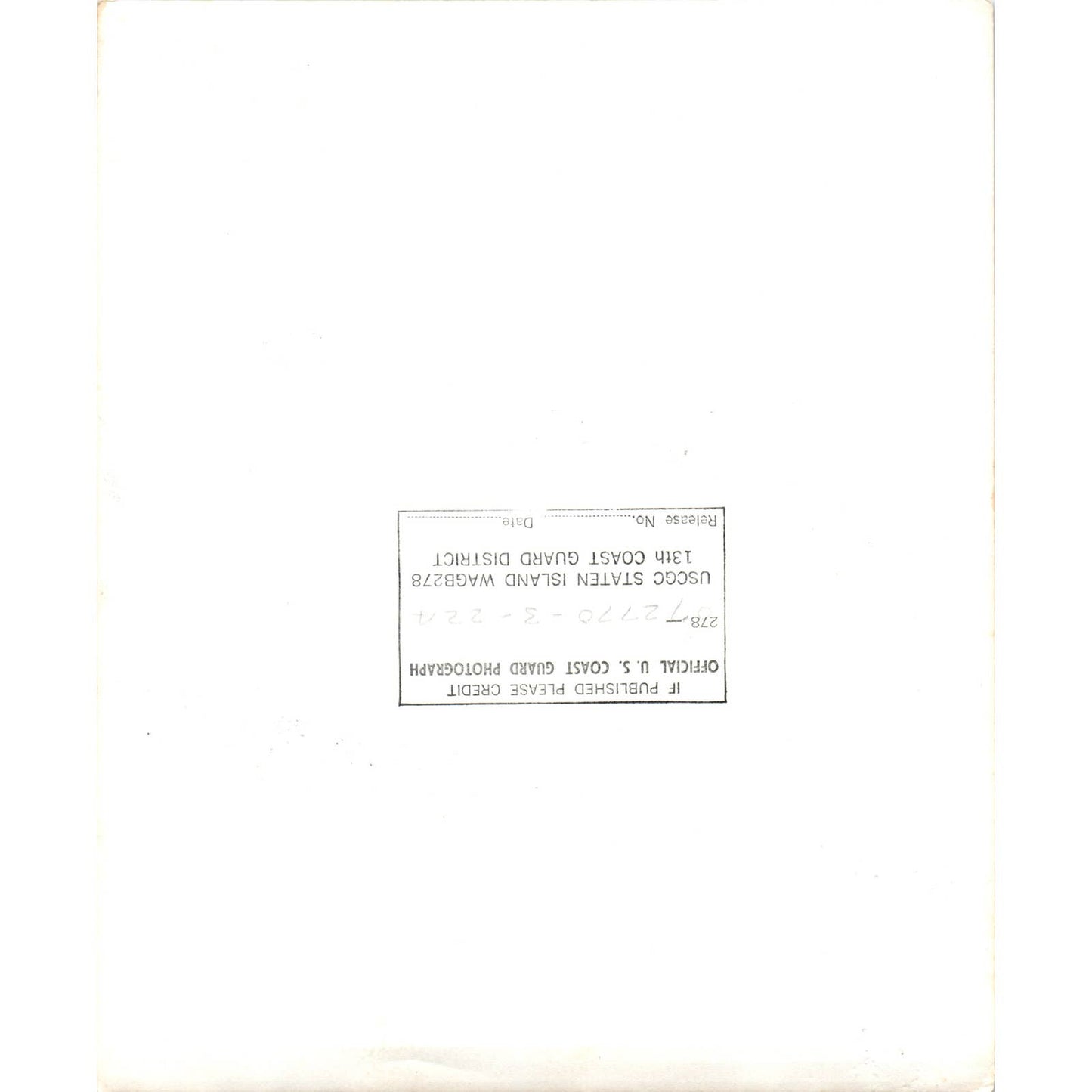 c1970 Original Photograph USCG Coast Guard Staten Island Divers 8x10 AD6