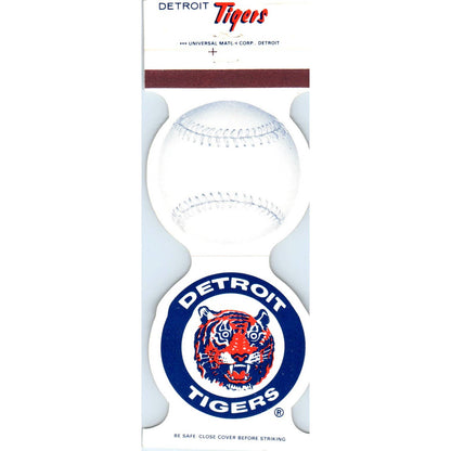1983 Detroit Tigers Baseball MLB Schedule Matchbook Cover SA1-M4