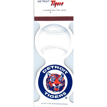 1983 Detroit Tigers Baseball MLB Schedule Matchbook Cover SA6-M4