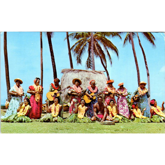 Hawaii Kodak Hula Show 1960s Original Postcard TK1-P12