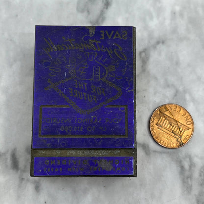 Vintage Printing Printers Block Plate Save Systematically For The Future TJ53