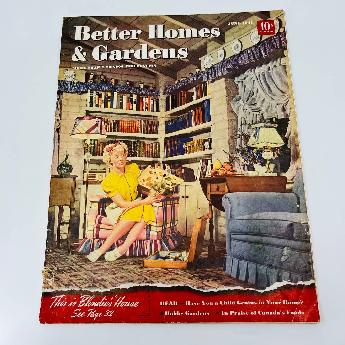 VTG Better Homes and Gardens June 1941 This is Blondie’s House BA2