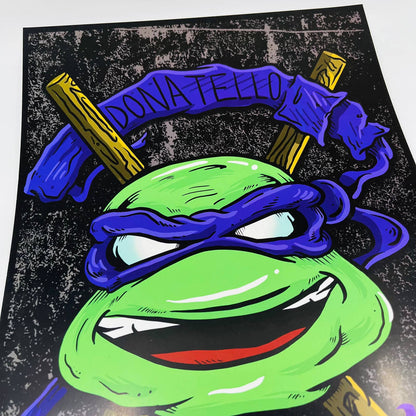 DONATELLO Teenage Mutant Ninja Turtles Chris Ott Limited Ed Poster 11x17 FL2