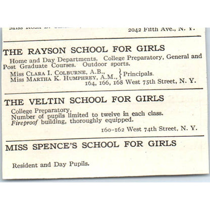 Russell Sage College Troy NY - 1921 Original Ad TJ7-S7