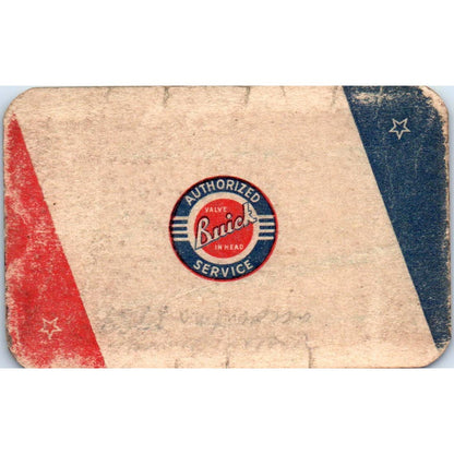 1942 Buick Factory Trained Mechanic Certification Card Omas A. Strickert SE4