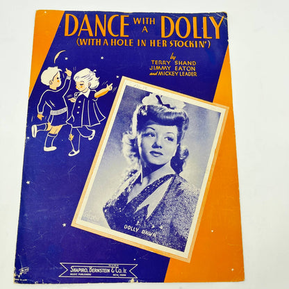 1945 Dance With A Dolly With a Hole in Her Stockin Dolly Dawn Sheet Music