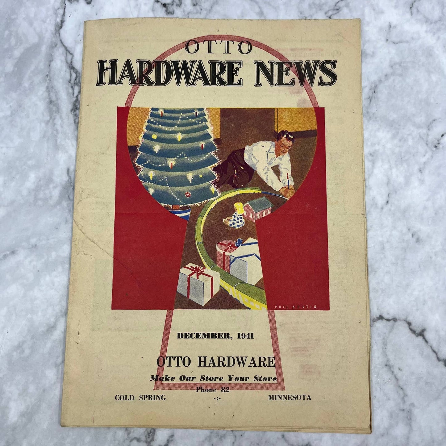 1941 Dec - Otto Hardware Store Newsletter Cold Spring Minnesota TJ3