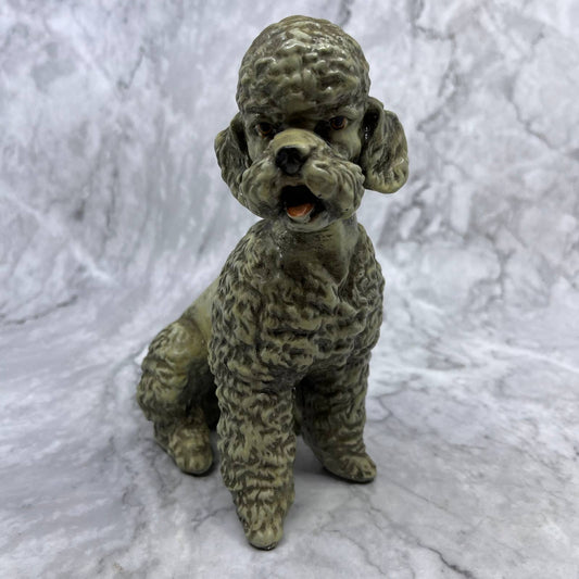 Kaiser Germany Gray POODLE Dog Bisque Figurine 7" Tall Nice Standing 7" TJ1