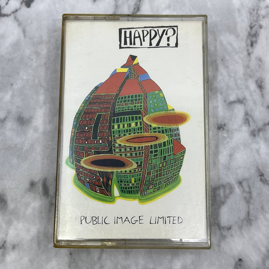 Public Image Limited Happy? 1987 Virgin John Lydon 80s Cassette Tape TC7-48