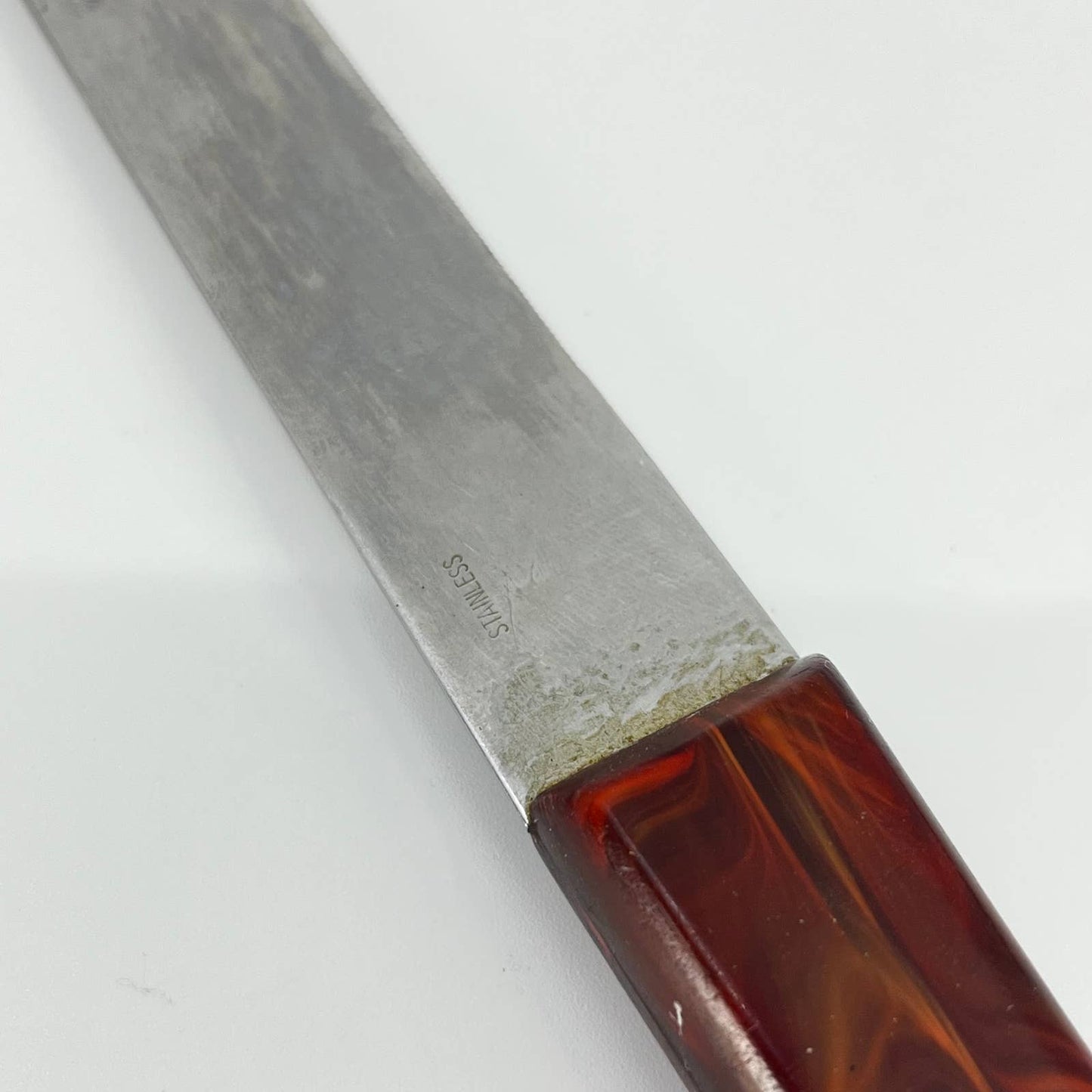 Vintage Stanley Stanhome Bakelite Large Kitchen Bread Slicer Knife 14.5” TE1