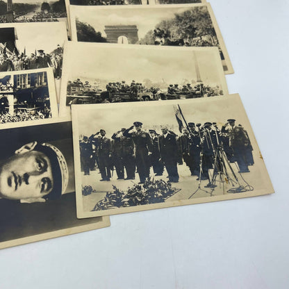 1944 WWII Lot 18 Liberation Of Paris Real Photo Postcards RPPC TG2