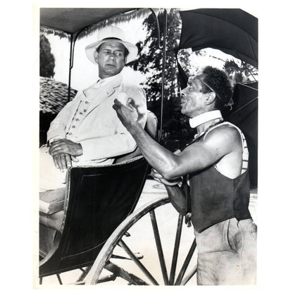 c1960 Press Photo Ken Renard and Joseph Cotten in a scene from "Dark Fear" TJ7-2