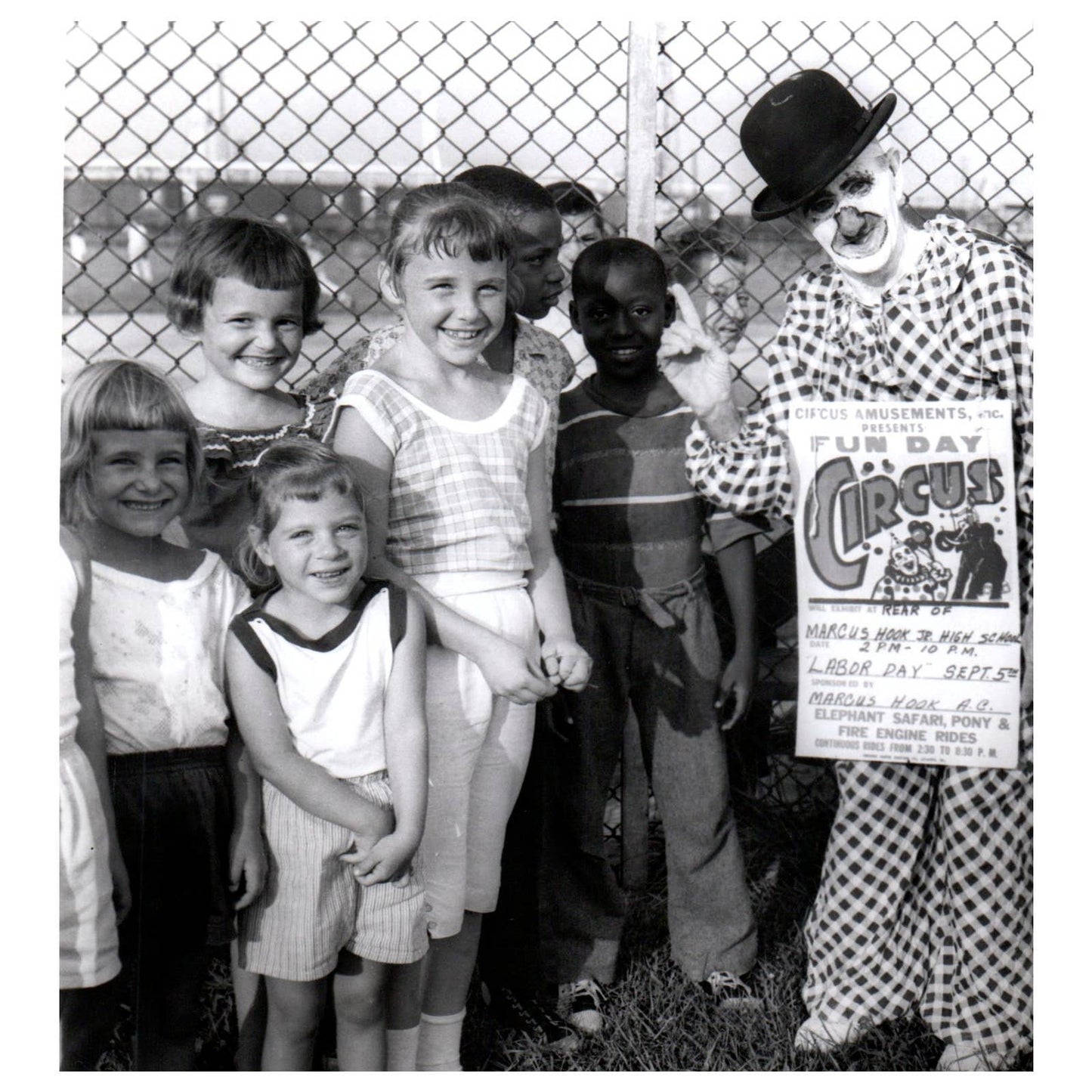 c1960 Original Press Photo Marcus Hook Jr High School Fun Day Circus TJ7-1