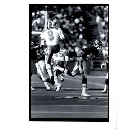 1989 Original Press Photo Houston Oilers KC Chiefs Greg Montgomery 8x10" TK2-FP